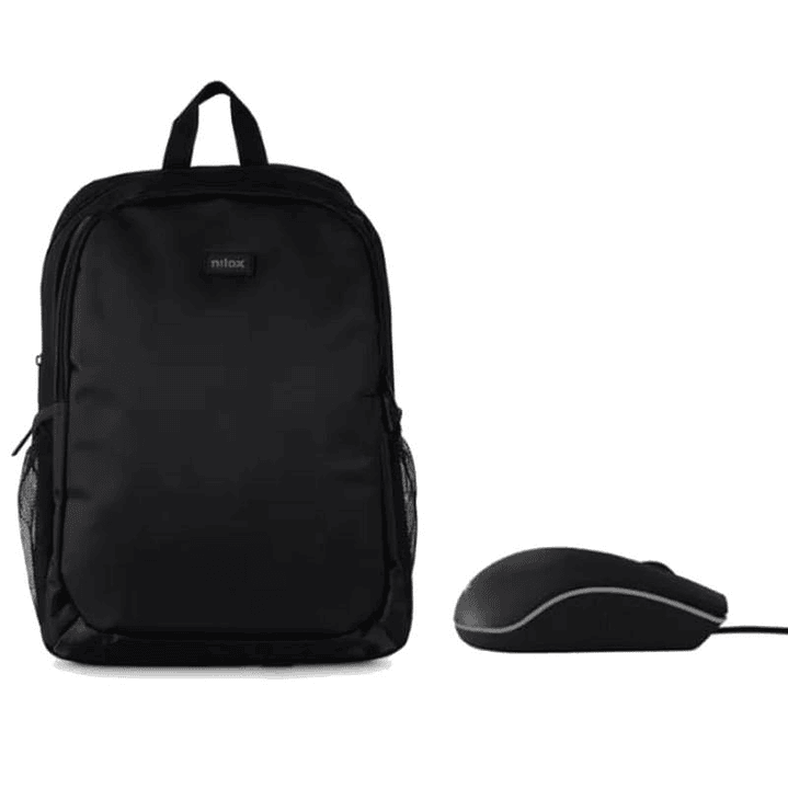 NILOX Mochila 15.6 Basic + ratón usb 1000dpi 1