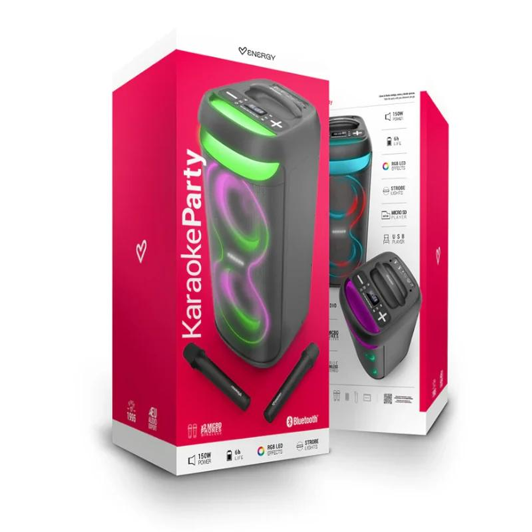 Energy Sistem Altavoz Party Karaoke 150w 2 Micros 4