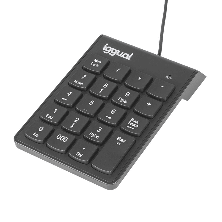 iggual Teclado numérico USB CK-NUM-19T negro 3