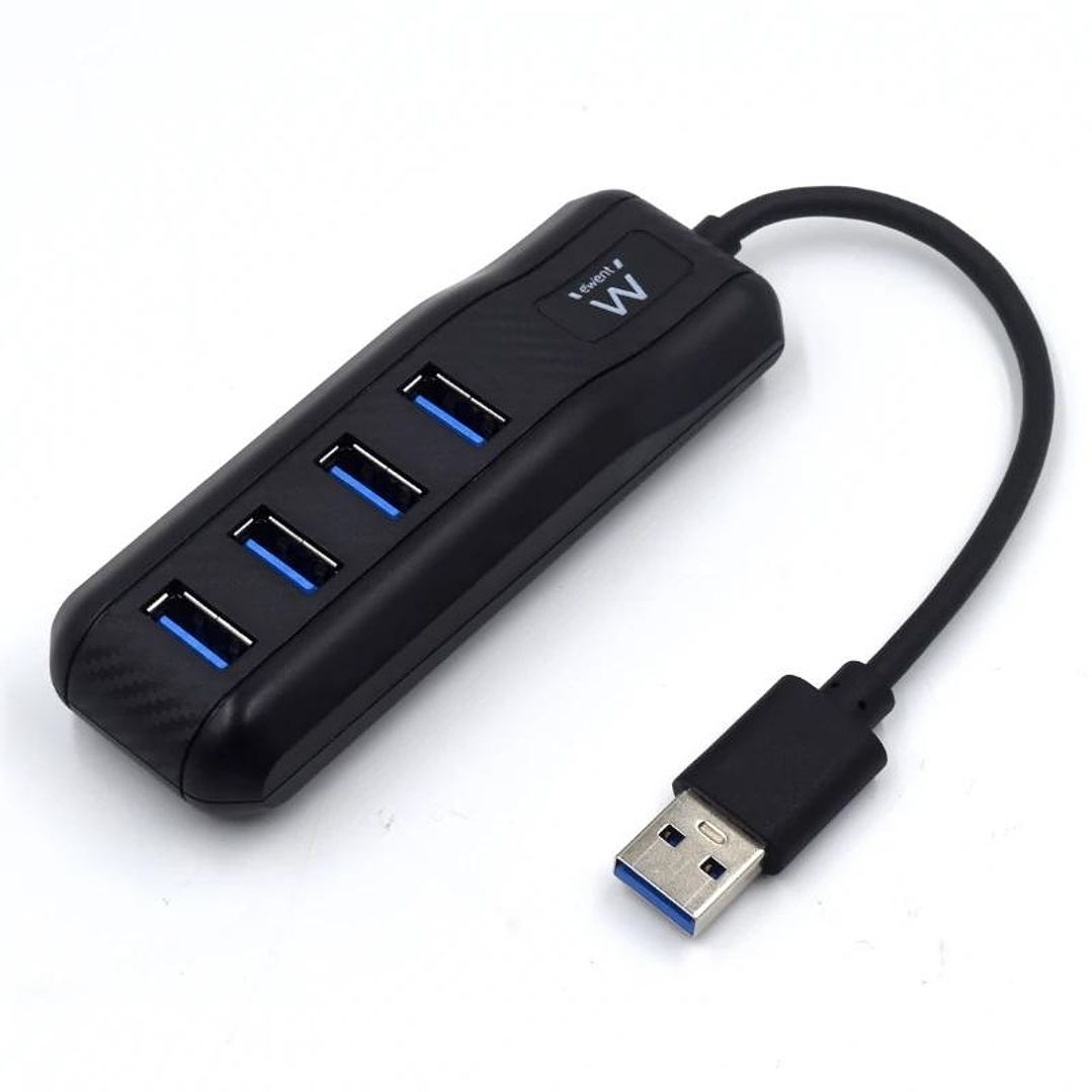 EWENT EW1138 Hub 4 Puertos USB 3.1 Gen1 (USB 3.0) 1
