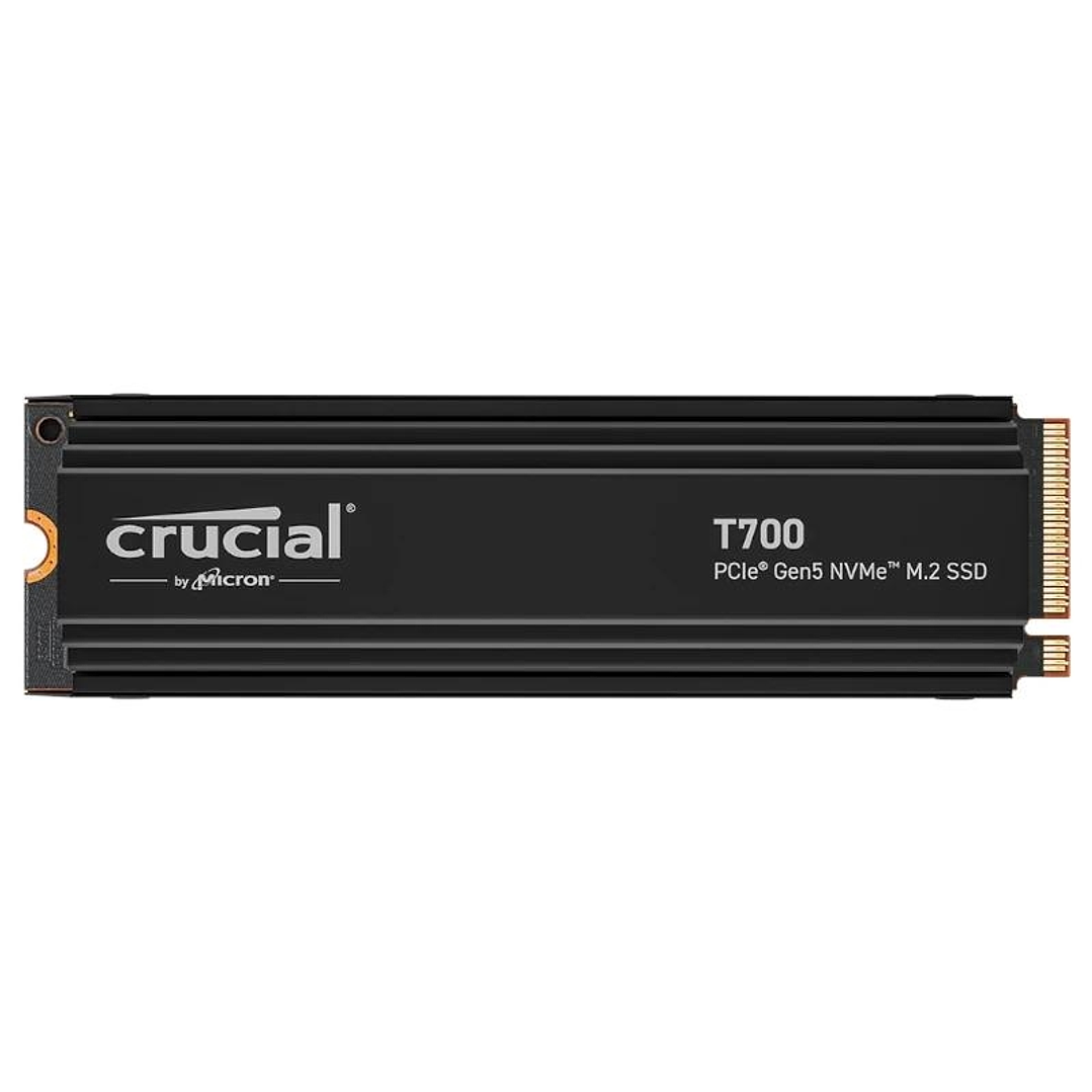 Crucial T700 HS SSD 1TB PCIe Gen 5 x4 11700 MB-s 1