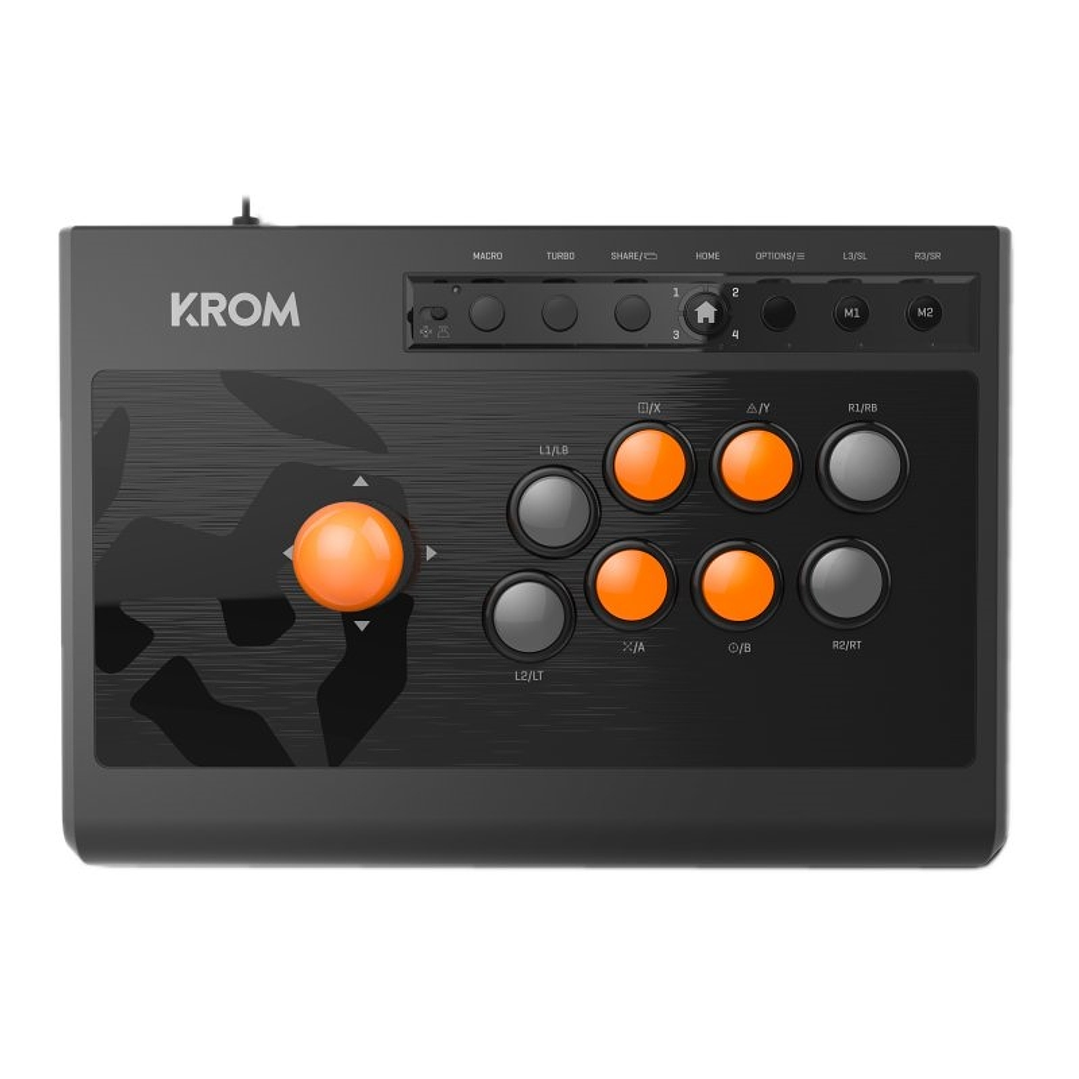 Krom Gamepad Arcade Kumite Multiplataforma 1