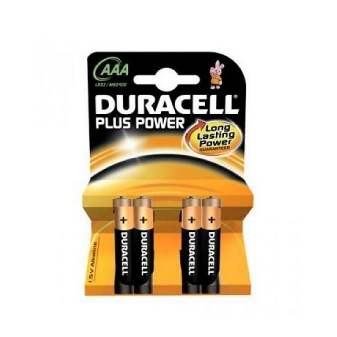 Duracell Pila Alcalina Plus Power LR3 AAA Pack-4 1