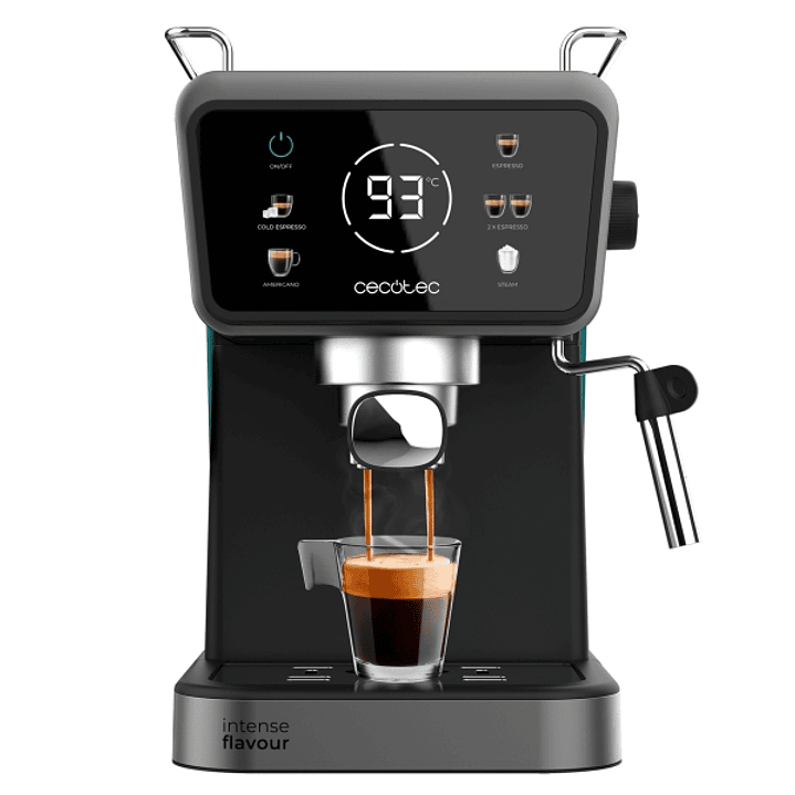 Cecotec Power Espresso Touch ColdBrew Cafetera Expresso con Vaporizador - Capacidad 1.5L - Presion 20bar - Calientatazas - Vaporizador - Temperatura R 1