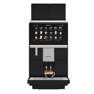 Cecotec Cremmaet Lounge Cafetera Expresso Automatica - Potencia 2900W - Capacidad 1400g de Cafe - Pantalla Tactil - 2 Depositos de 1.8L - Molinillo de