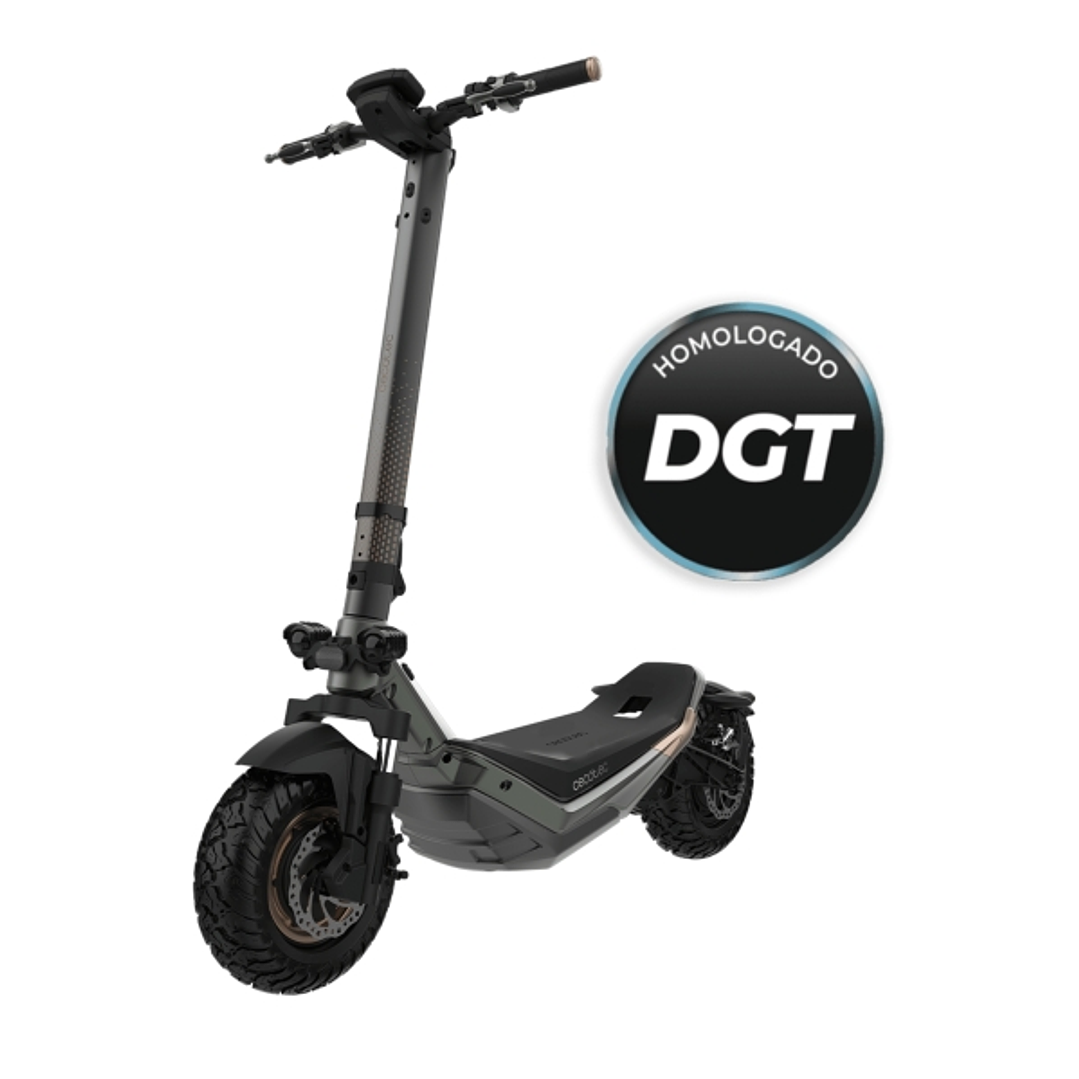 Cecotec Bongo serie doble Z85 Patinete Electrico con Intermitentes - 2200W - Autonomia 85km - Ruedas 10.5