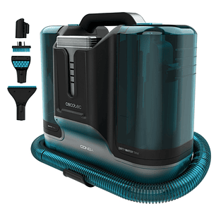 Cecotec Conga Carpet and Spot Clean Liberty XL Aspirador para Tapicerias - 150W - Autonomia hasta 30min - Spray Pulverizador - Depositos de Agua Limpi