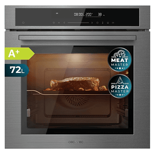 Cecotec Bolero Hexa SM406000 Line A+ Horno Integrable con Microondas - 2900W - Capacidad 72L - Temperatura Regulable - Acero Inoxidable - Guias Telesc