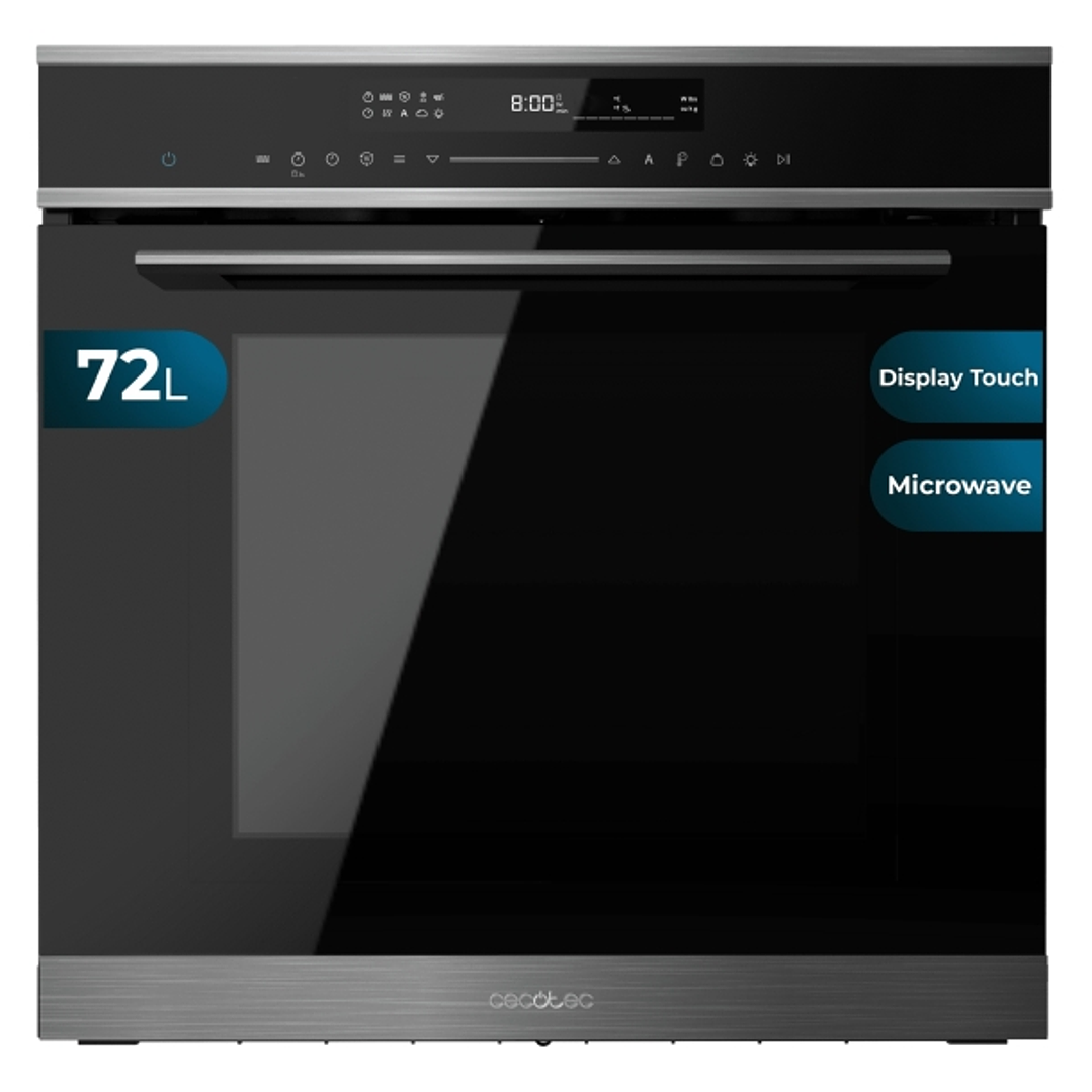 Cecotec Bolero Hexa MWO706000 Line Horno Integrable con Microondas - 2880W - Capacidad 72L - Temperatura Regulable - Control Tactil - Bloqueo de Segur 1