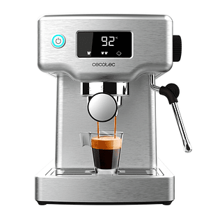 Cecotec Power Espresso 20 Barista Compact Cafetera Expresso - 1465W - Termoblock - Presion 20bar - Deposito 1.8L - Temperatura Regulable - Vaporizador