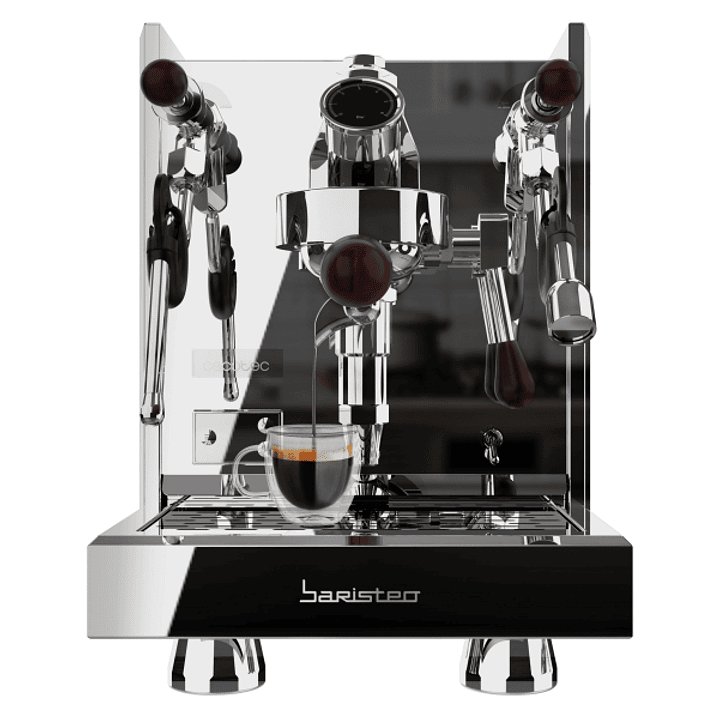Cecotec Baristeo Iconic Cafetera Expresso Profesional - 2440W - Presion 15bar - Deposito de 1.7L - Temperatura Regulable - Calientatazas - Vaporizador 1