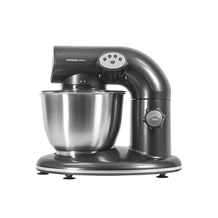 Cecotec Cecomixer Compact Batidora Amasadora - Potencia 1000W - Bol de Acero Inoxidable de 5.6L - Movimiento Planetario - Velocidad Ajustable - Incluy