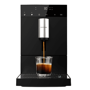 Cecotec Cremmaet Commpact Cafetera Expresso Automatica - Presion 19bar - Deposito de 1.1L - Molinillo Conico - Pantalla Tactil - Termoblock - Limpieza