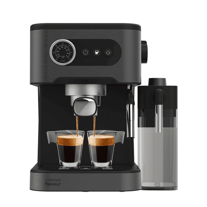 Cecotec Power Espresso 20 Pro Latte Cafetera Expresso - Capacidad 1.5L - Presion 20bar - Deposito de 550ml - Vaporizador - Calientatazas - Tanque de L 1