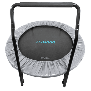 Cecotec Drumfit Jump 920 Trampolin de Fitness de 92cm - Soporta hasta 100kg - Incluye Accesorios - Base con 6 Patas - Agarre Central con Espuma Antide