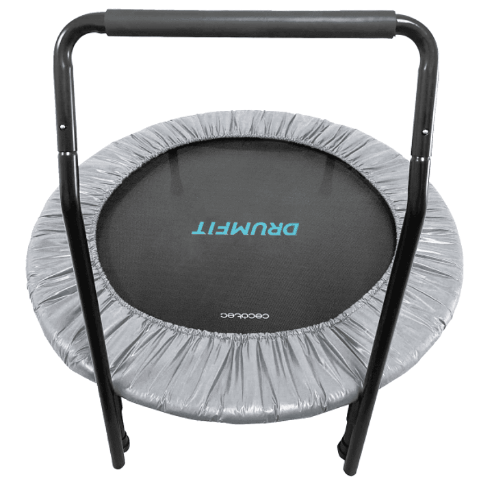 Cecotec Drumfit Jump 920 Trampolin de Fitness de 92cm - Soporta hasta 100kg - Incluye Accesorios - Base con 6 Patas - Agarre Central con Espuma Antide 1