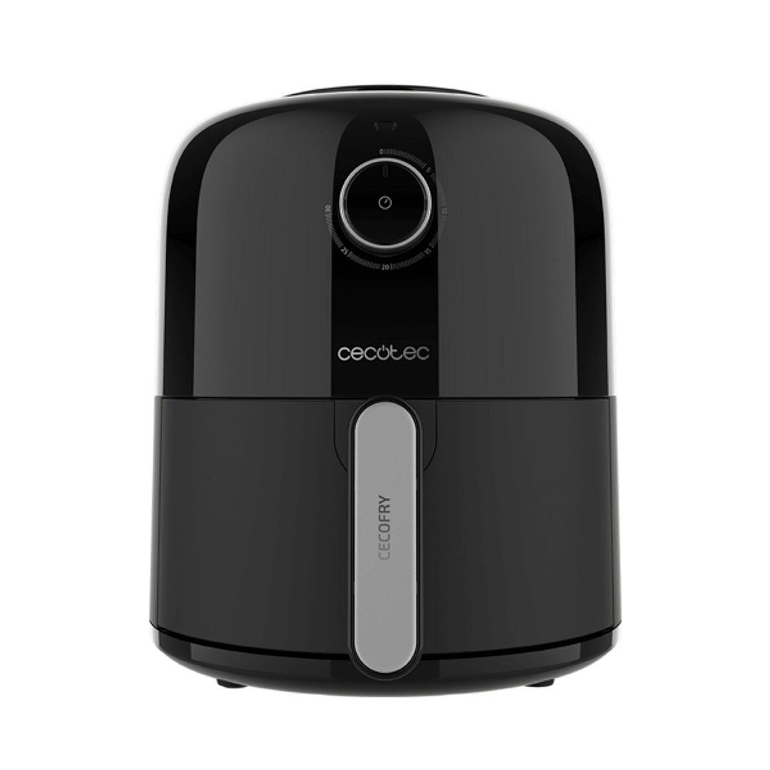Cecotec Cecofry Pixel 2500 Freidora de Aire - Potencia 1200W - Capacidad 2.5L - Temporizador hasta 30min - Asa y Carcasa de Tacto Frio - Color Negro 1