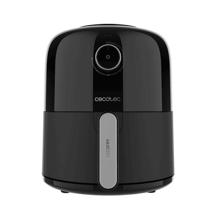 Cecotec Cecofry Pixel 2500 Freidora de Aire - Potencia 1200W - Capacidad 2.5L - Temporizador hasta 30min - Asa y Carcasa de Tacto Frio - Color Negro 1