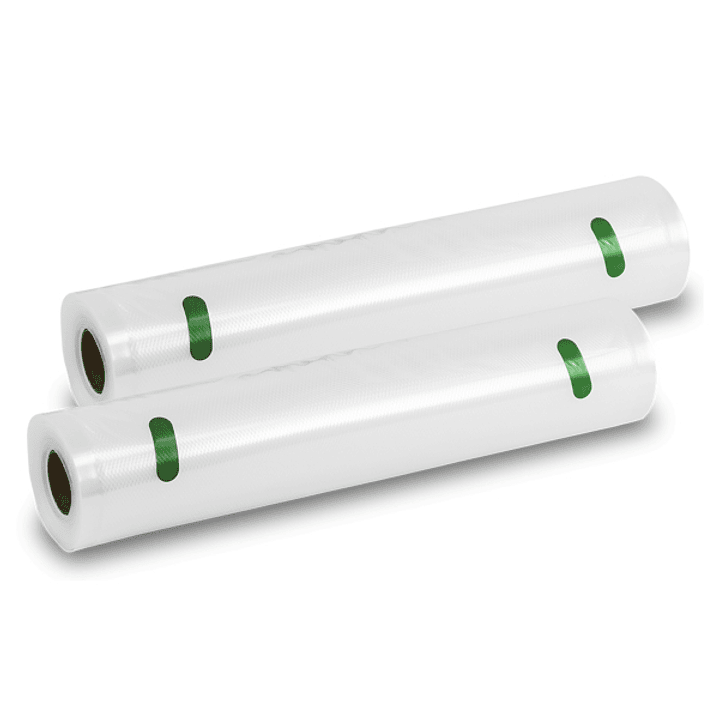 Cecotec Pack de 2 Rollos de 6m para Envasadora al Vacio - Temperatura Regulable - 28cm de Ancho - Color Transparente 1