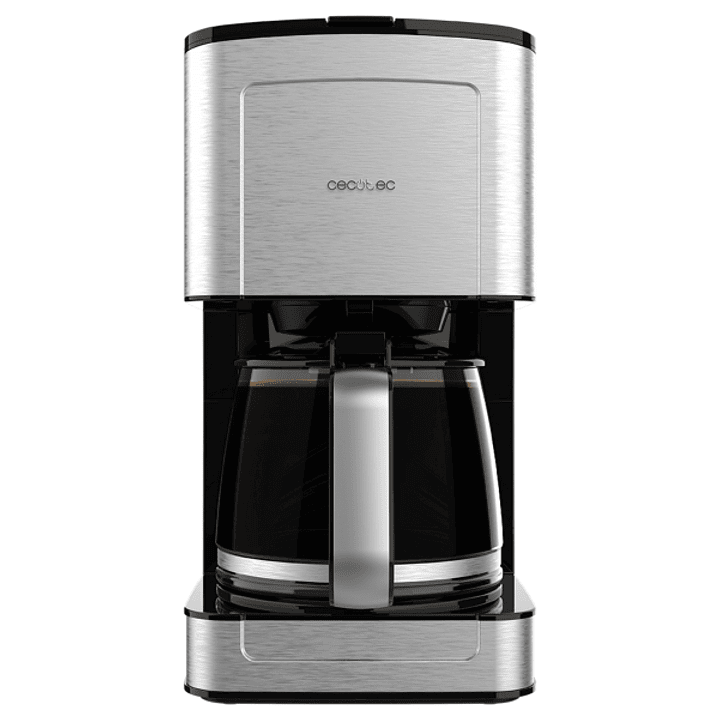 Cecotec Coffee 56 Heat Cafetera de Goteo para 12 Tazas - Potencia 800W - Capacidad 1.3L - Temperatura Regulable - Acabados en Acero Inoxidable - Color 1