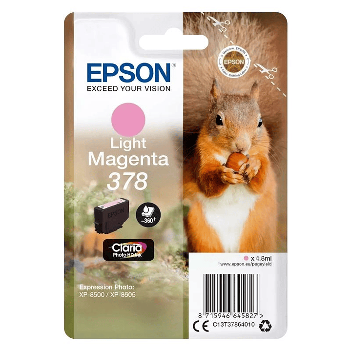 Epson Cartucho 378 Magenta Claro 1