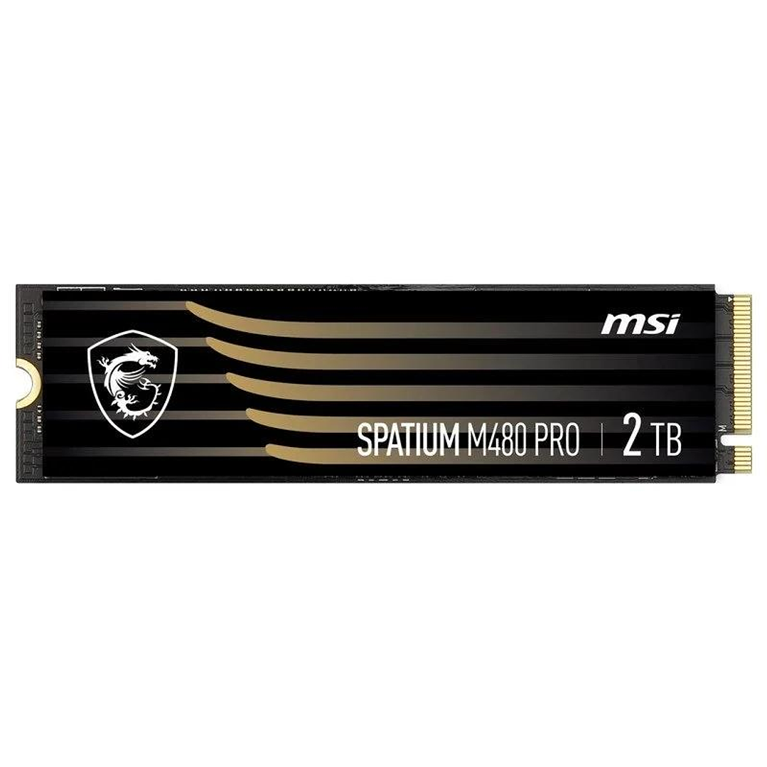 MSI SSD M480 PRO 2tb PCIe 4.0 NVMe 7400 Mb-s 2
