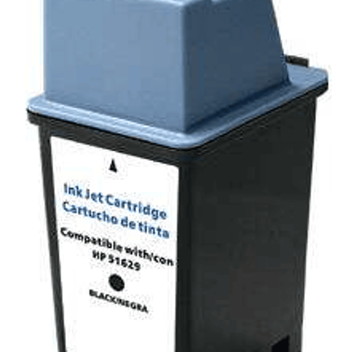 HP 29 Negro Cartucho de Tinta Generico - Reemplaza 51629AE 1