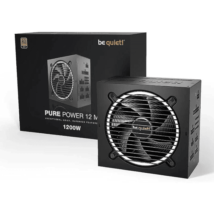 be quiet! Fuente Pure Power 1200W 20+4 pin ATX Neg 1