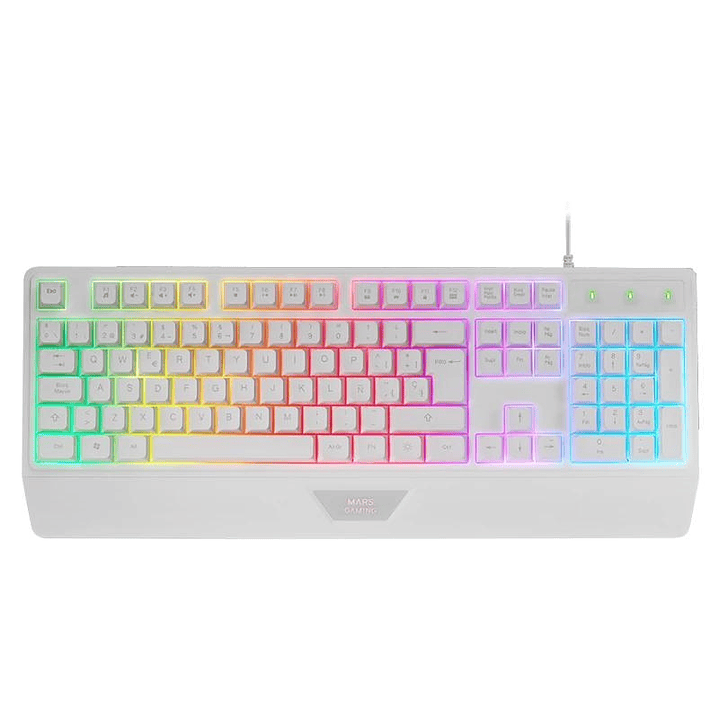 Mars Gaming Teclado MK124 Blanco 1