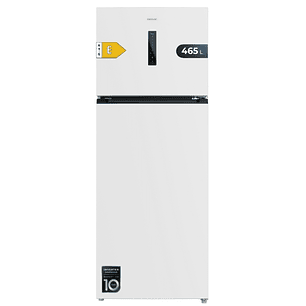 Cecotec Bolero CoolMarket 2D 465 NF White E Frigorifico Dos Puertas - Capacidad 465L - Luz LED - Compresor Inverter - Silencioso - Clase E - 70.3x70.3