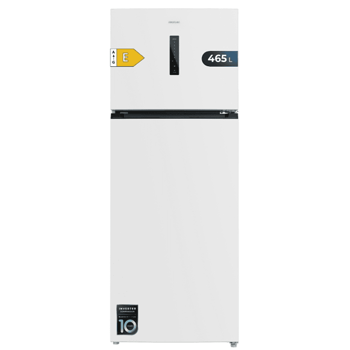 Cecotec Bolero CoolMarket 2D 465 NF White E Frigorifico Dos Puertas - Capacidad 465L - Luz LED - Compresor Inverter - Silencioso - Clase E - 70.3x70.3 1