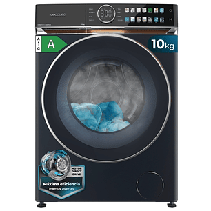 Cecotec Bolero DressCode 10980 Direct Drive Titanium A Lavadora de Carga Frontal - Capacidad 10kg - Velocidad 1400rpm - Puerta XXL - 14 Programas - Co