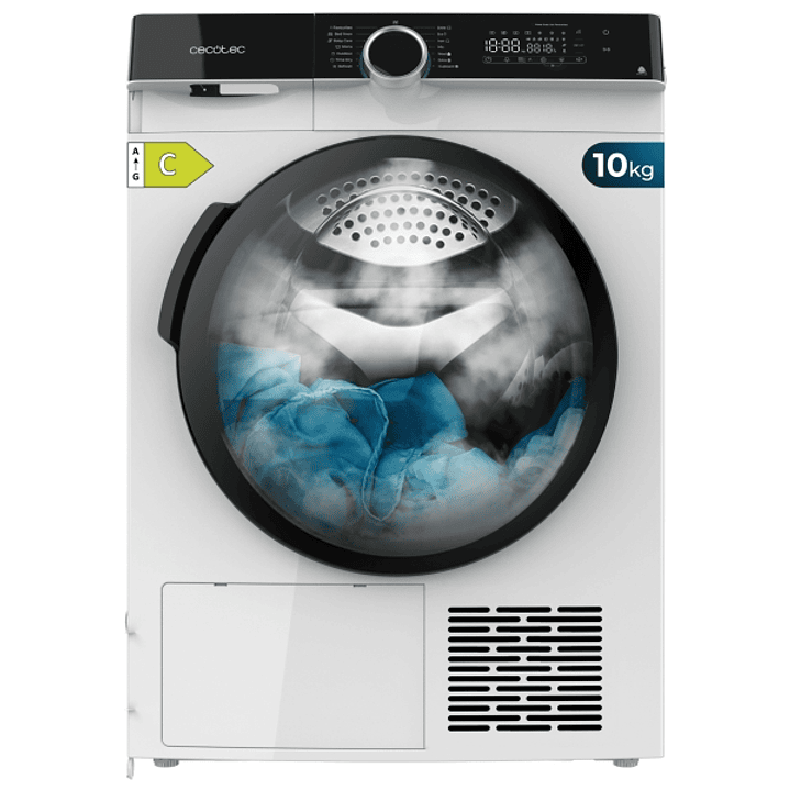 Cecotec Bolero DressCode Dry 10505 Inverter Secadora con Bomba de Calor de 10kg - 14 Programas - Luz Ultravioleta - Seguro Infantil - Motor Inverter - 1