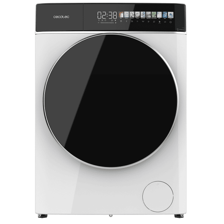 Cecotec Bolero DressCode 9900 Inverter FullColor A Lavadora de Carga Frontal - Capacidad 9kg - Velocidad 1400rpm - Pantalla 10.3