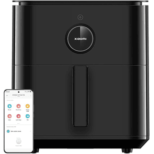 Xiaomi Smart Air Fryer 6.5L Freidora de Aire 1800 W - Conveccion 360 Grados - Funcion Desengrase - Control Inteligente Mi Home - Color Negro