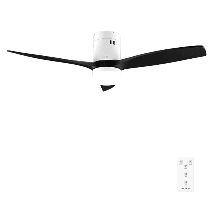 Cecotec EnergySilence Aero 5600 Classic White and Black Ventilador de Techo de 52