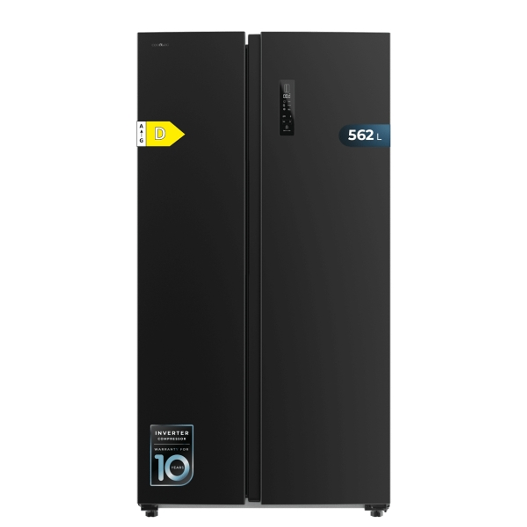 Cecotec Bolero CoolMarket SBS 562 Dark D Frigorifico Americano - Capacidad 562L - Luz LED - Compresor Inverter - Nofrost - Frio Envolvente - Silencios 1