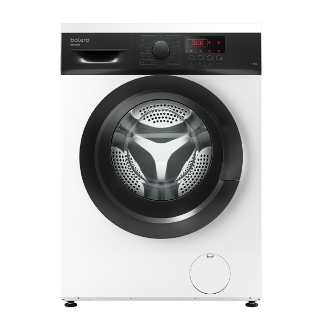 Cecotec Bolero DressCode 6000 Lavadora de Carga Frontal - Capacidad 6kg - Velocidad 1000rpm - Temperatura Regulable - Seguro Infantil - Display LED -  1