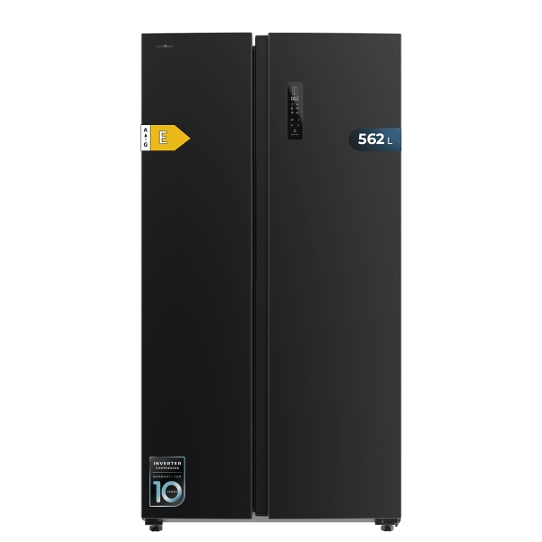 Cecotec Bolero CoolMarket SBS 562 Dark E Frigorifico Americano - Capacidad 562L - Luz LED - Compresor Inverter - Nofrost - Frio Envolvente - Silencios 1