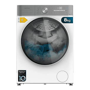 Cecotec Bolero Wash and Dry 8580 Inverter B Lavadora Secadora - Capacidad 8kg - Velocidad 1400rpm - Seguro Infantil - Motor Inverter - 16 Programas - 