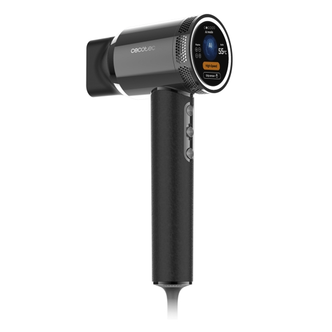 Cecotec DryGlam Waves i-Sensor Pro Secador de Pelo con Infrarrojos - 1600W - Sensor de Distancia - Plasma - Incluye Accesorios - Temperatura Regulable 1