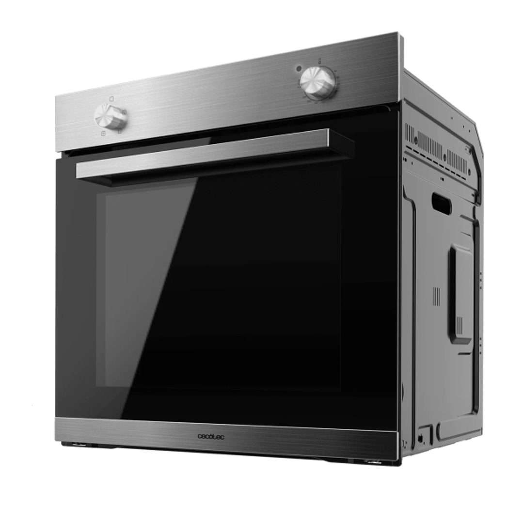 Cecotec Bolero Hexa C126000B Horno Integrable de 77L - 2800W - Acero Inoxidable - Puerta con Tres Cristales - 5 Niveles de Coccion - Color Negro y Gri 1