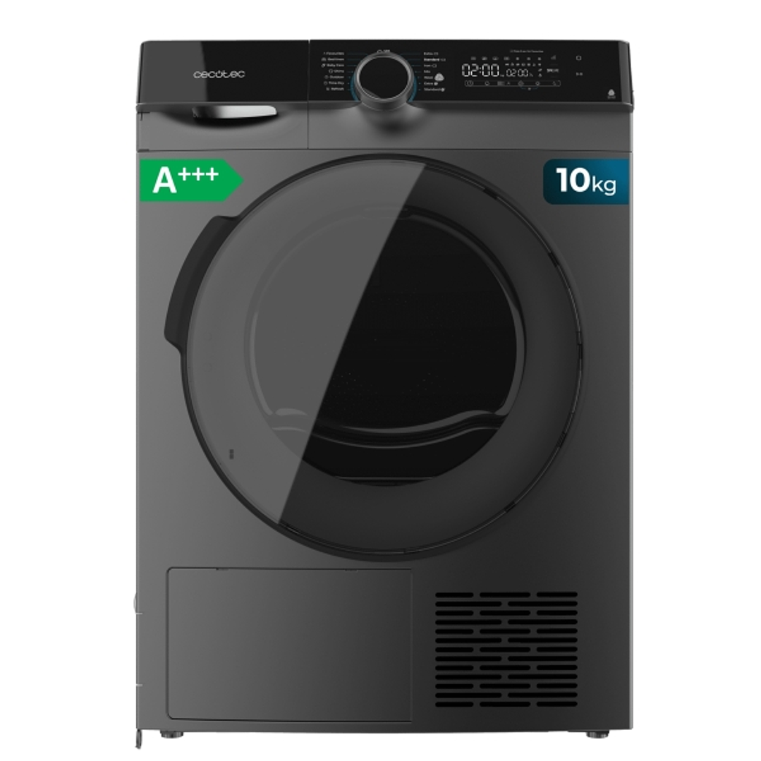 Cecotec Bolero Dresscode Dry 10500 Inverter Steel Secadora con Bomba de Calor de 10kg - 14 Programas - Luz Ultravioleta - Seguro Infantil - Motor Inve 1