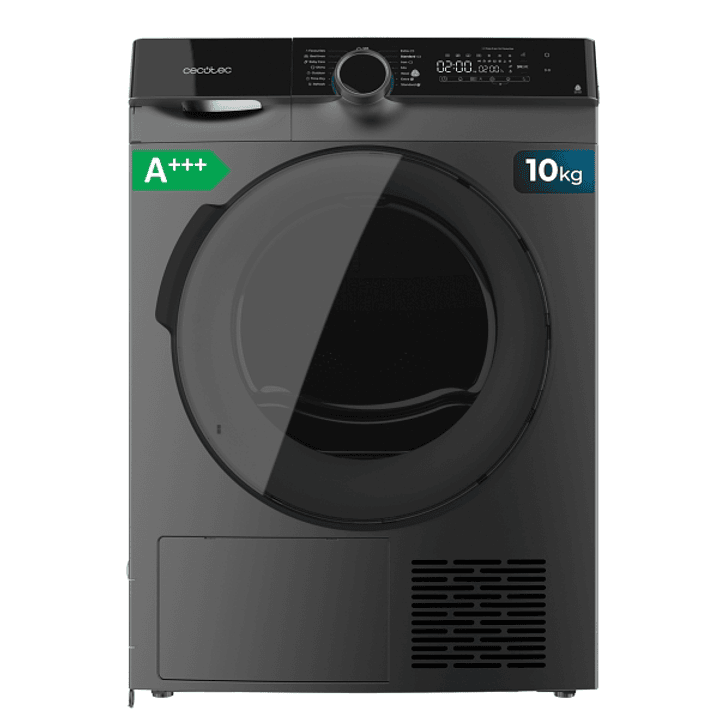 Cecotec Bolero Dresscode Dry 10500 Inverter Steel Secadora con Bomba de Calor de 10kg - 14 Programas - Luz Ultravioleta - Seguro Infantil - Motor Inve 1