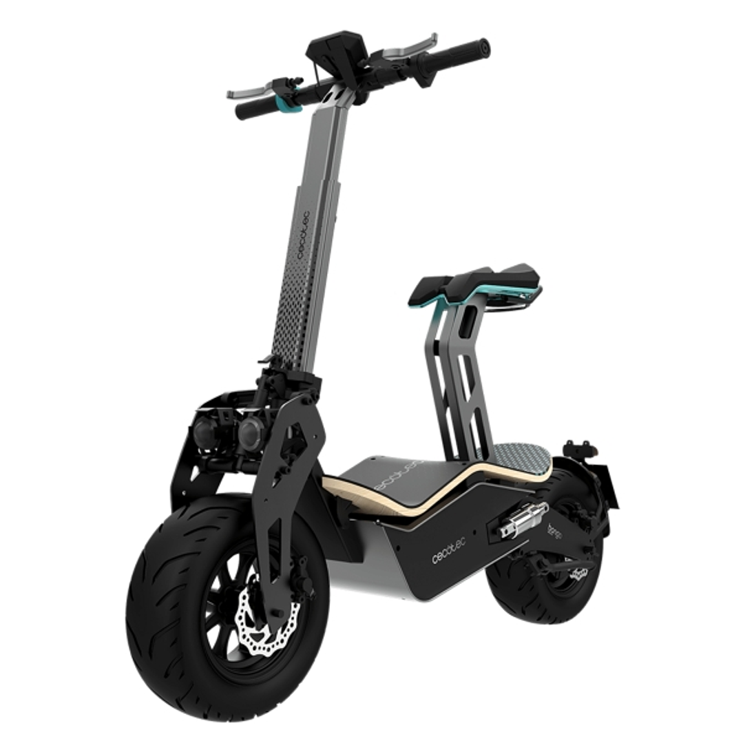 Cecotec Makalu 2 Pro Ciclomotor Electrico - 1600W - Autonomia hasta 45km - Velocidad Maxima 40km/h - Bateria 20Ah 48V - Ruedas 13.5