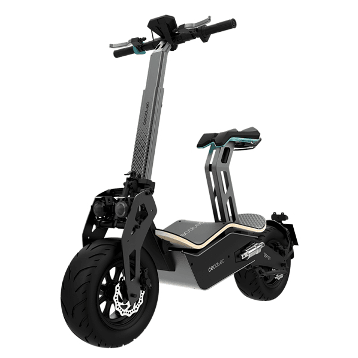 Cecotec Makalu 2 Pro Ciclomotor Electrico - 1600W - Autonomia hasta 45km - Velocidad Maxima 40km/h - Bateria 20Ah 48V - Ruedas 13.5