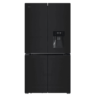 Cecotec Bolero CoolMarket 4D 564 Glass E Frigorifico Americano 4 Puertas - 564L - Total Nofrost - Dispensador de Agua - Congelacion Ultrarapida - Frio