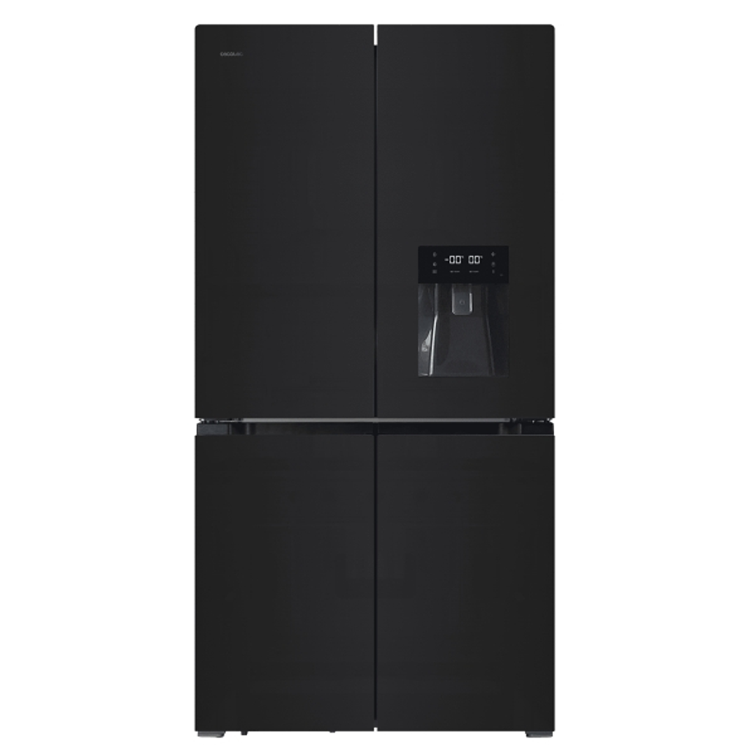 Cecotec Bolero CoolMarket 4D 564 Glass E Frigorifico Americano 4 Puertas - 564L - Total Nofrost - Dispensador de Agua - Congelacion Ultrarapida - Frio 1