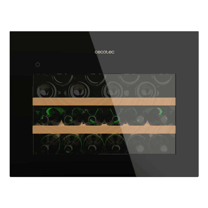Cecotec Bolero GrandSommelier BI 28000 Touch Black Compressor Vinoteca para 28 Botellas - Luz LED - Temperatura Regulable - Compresor Integrado - Vent 1