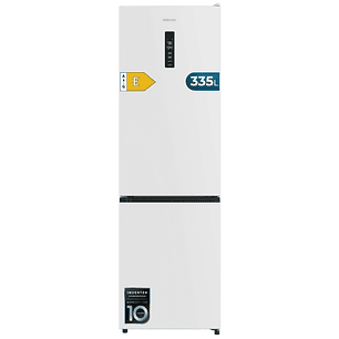 Cecotec Bolero CoolMarket Combi 335 White E Frigorifico Combi - 335L - Luz LED - Compresor Inverter - Congelacion Ultrarapida - Silencioso - Frio Envo